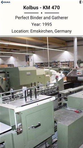 📚 Kolbus KM 470 Perfect Binder & Gatherer – For Sale! ‪@Machinedalal‬
