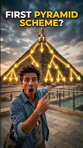 The First Pyramid Scheme Was… Literally a Pyramid #shorts