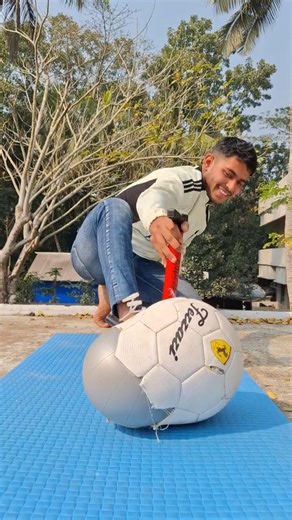 I inflated a football