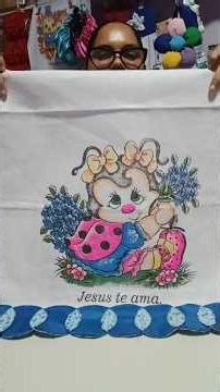 Sewing a dish towel with a border #seamstress #scraps #dishtowel