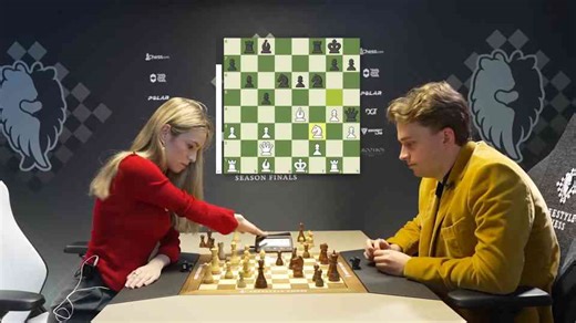 How she "cheated" against a top 5 chess player