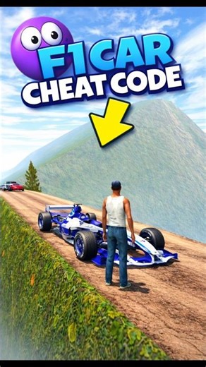 OMG! F1 Car Cheat Code in Game 🚗🔥 (100% Working) #shorts #explore