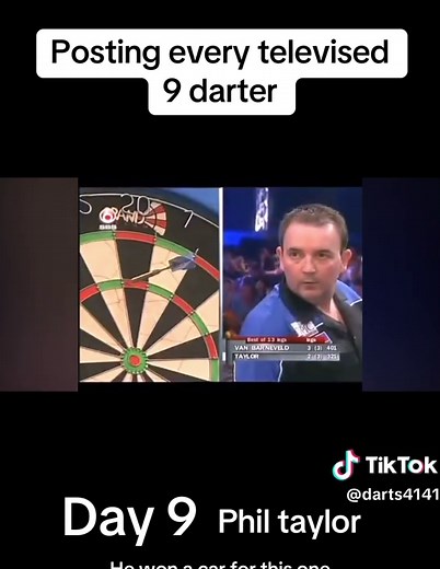 Phil Taylor's Legendary 9 Darter Against Van Barneveld