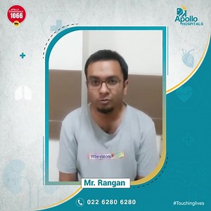 #ApolloHospitalskeepingyousafe Watch Mr. Rangan share his experience on the personalized care at Apollo Hospitals, following all the safety & Infection control protocols. #TouchingLives #ApolloHospitalsNaviMumbai | Apollo Hospitals - Navi Mumbai | Facebook