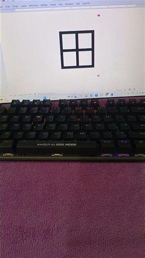 Squared Plusin ms word code (229e) #asmr #keyboard #typing #computer #windows #productivityhacks