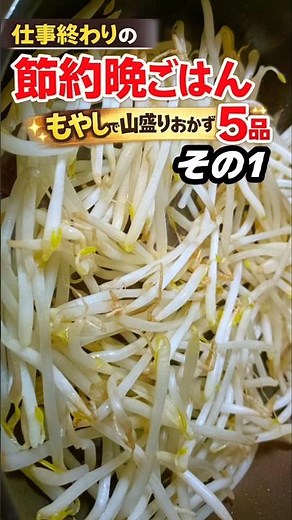 簡単晩ごはん豚肉ともやし炒め #今日の晩ごはん #簡単レシピ