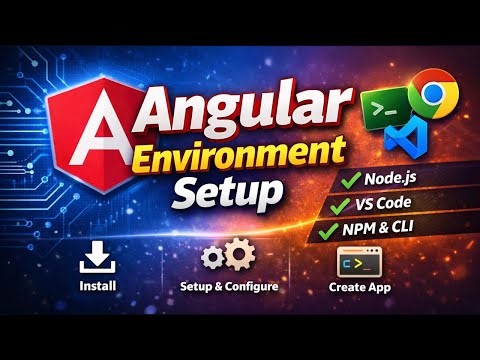 Angular Environment Setup Step by Step | Install Node.js, Angular CLI & VS Code