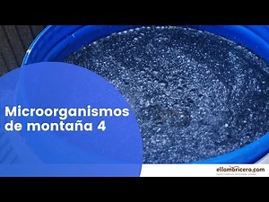 Microorganismos de Montaña 4. MM preparado líquido anaerobio