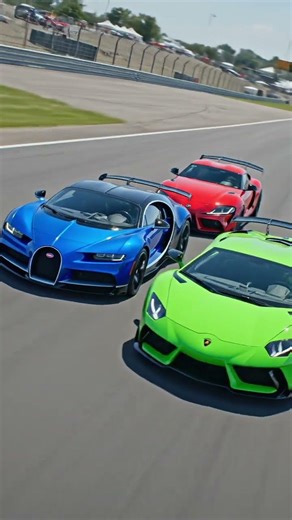 buggatti vs supra vs lemborgini race...!!!!