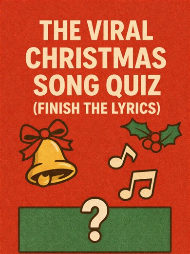 Christmas Song Lyrics Quiz Challenge