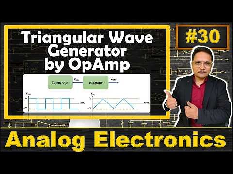 Triangular Wave Generator using OpAmp (Basics, Circuit, Working & Waveforms) Explained