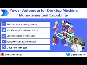 Power Automate for Desktop Machine Management Capability