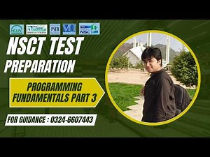 NSCT Test Preparation 2026 | Part 3 | Programming Fundamentals | National Skills Competency Test