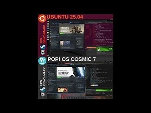 Ubuntu Linux VS Pop Os Linux | Linux Gaming Benchmarks