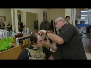 BEHIND THE SCENES: Basic Combat Training (The Haircut)