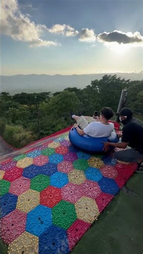 El Salvador’s Famous Rainbow Slide! 🇸🇻🌈