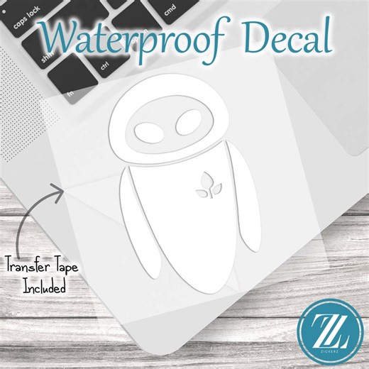 Eve From WALL-E Decal, Disney Decal for Cars and Laptops - Etsy