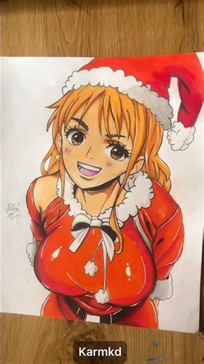 Please Don’t Scroll… I Worked Hard on This 😭 | Nami #anime #nami #onepiece #drawing #sketch #art