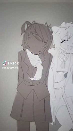 Doki Doki Literature Club Animation Featuring Monika