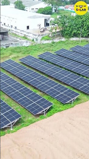 Longi Solar Panels | Aerial view | MW Commercial Solar Panel System Installation