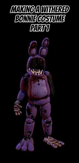 Make in g a Withered Bonnie Cosplay/Costume #fnaf #bonnie #witheredbonnie #fnafcosplay #codplay
