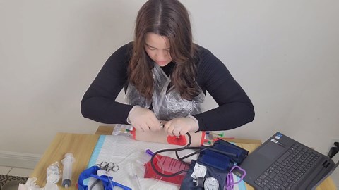 Stop The Bleed Kit with Online Training Course | Learn How to Stop Bleeding | A Stop The Bleed Simulation Arm with Veins That Actually Bleed & Arteries with Blood Squirting Out!
