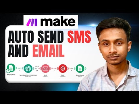 $1,000 AI Automation That Sends Emails & SMS on Autopilot