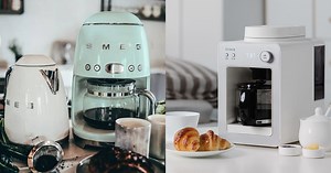 大師級咖啡在家就能泡！15款質感、實用兼具的「美型咖啡機」，預約沖煮、自動研磨⋯咖啡控必買！