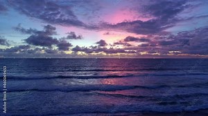 Flight over ocean open sea Dynamic aerial shot of the Sea texture waves Foaming and Splashing in the Ocean Sunny day beautiful sea surface