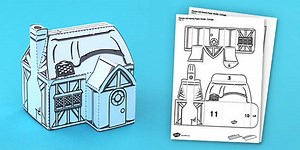 Houses and Homes Cottage Paper Model