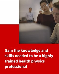Illinois Tech’s online M.A.S. Health Physics program offers the flexibility to help you succeed. Finish in 12 months. | Illinois Institute of Technology