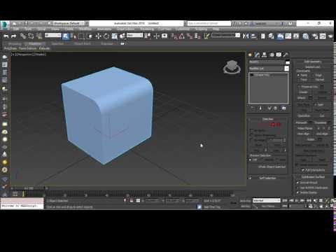 Fillet and chamfer in 3ds max