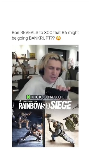 YooStream 👀 on Instagram: "Ubisoft sold r6 so he probs won’t get his money back"