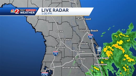 Here's a look at our live EEC radar. Showers and storms will move across Central Florida this morning and early afternoon. Stay with @WESH for updates #weshwx | Tony Mainolfi, WESH