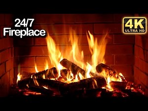 Instrumental Christmas Music with Fireplace 🎄 Christmas Fireplace + Piano Music 🔥 Christmas Ambience