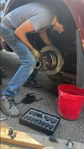 Replacing the rear brakes on my truck (2017 Ram 3500 DRW)