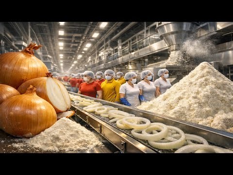 Inside the Onion Powder Factory – How Millions of Units Are Made Daily