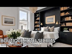 Boutique Hotel Secrets: Transform Your Tiny Space into a Luxury Suite 2026