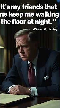 The Most Corrupt President in U.S. History? | Warren G. Harding’s Shocking Scandals