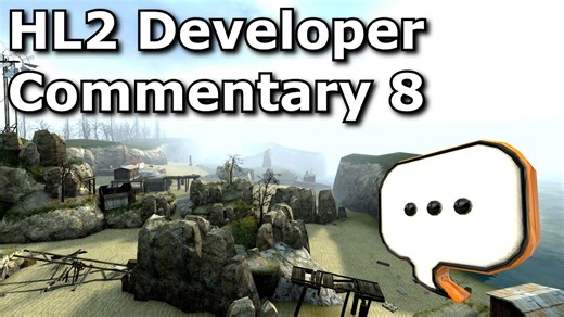 Half-Life 2 developer commentary sandtraps