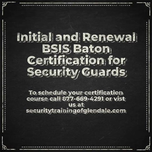 Baton Certification Course