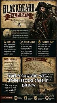 Blackbeard: The Most Feared Pirate Who Ever Sailed the Seas...