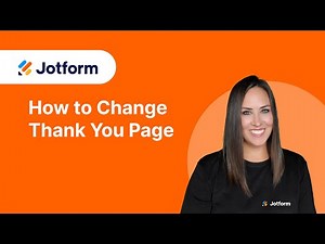 Change "Thank You" Page