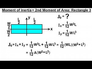 Mechanical Engineering: Ch 12: Moment of Inertia (39 of 97) = 2nd Moment of Area: Rectangle 3
