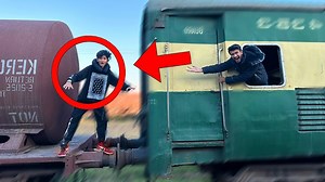Vampire yt Living 😎 in a Train for 24 Hours 😱 | Vampire Yt