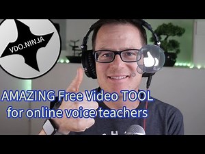 AMAZING FREE resource for online voice teaching! VDO.ninja!