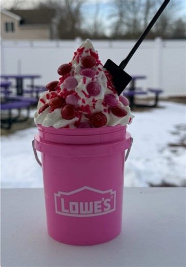 Delicious Red Velvet Bucket Sundae Delight