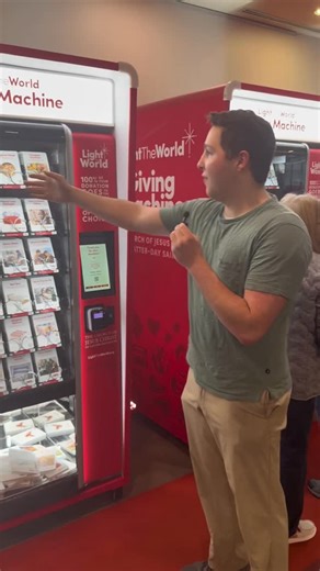 The Date Machine ❤️ on Instagram: "Pull up to the Giving Machine and donate !! 🙌 #rexburg #foryou #byui #datemachine #date #byuidaho #dating #givingmachine"