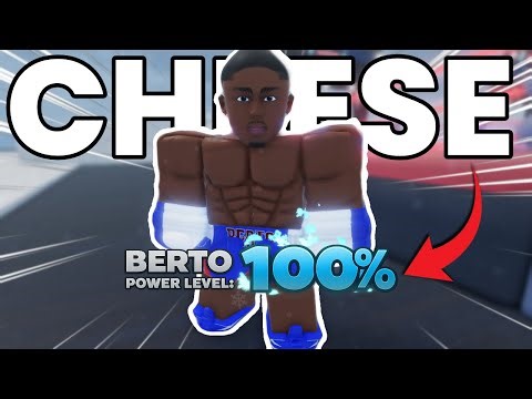 THE CHEESE STRAT TO BEAT DAY 30 BERTO?! - Untitled Boxing Game Roblox