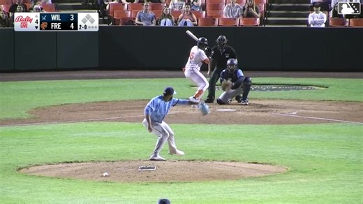 Elis Cuevas homers (1) on a fly ball to center field. Leandro Arias scores. | 04/24/2026
